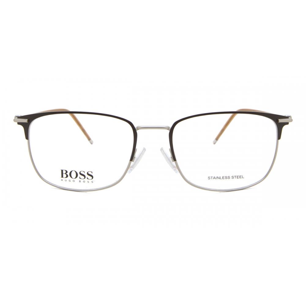 Мужские очки Boss 1373 12r Matte Brown Silver/56-18-145