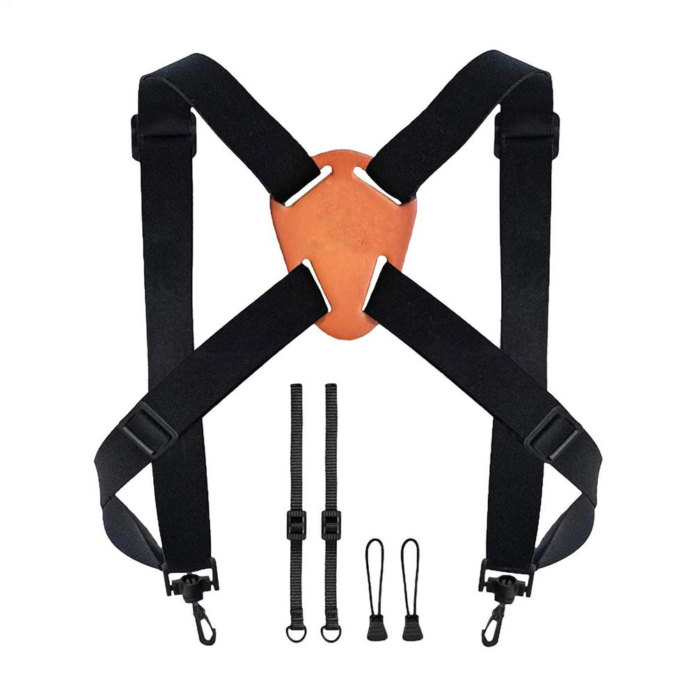 

Comfortable Binocular Harness Strap Adjustable Crossbody Strap for Hunters Birders, Quick Release & Padded, Outdoor Use