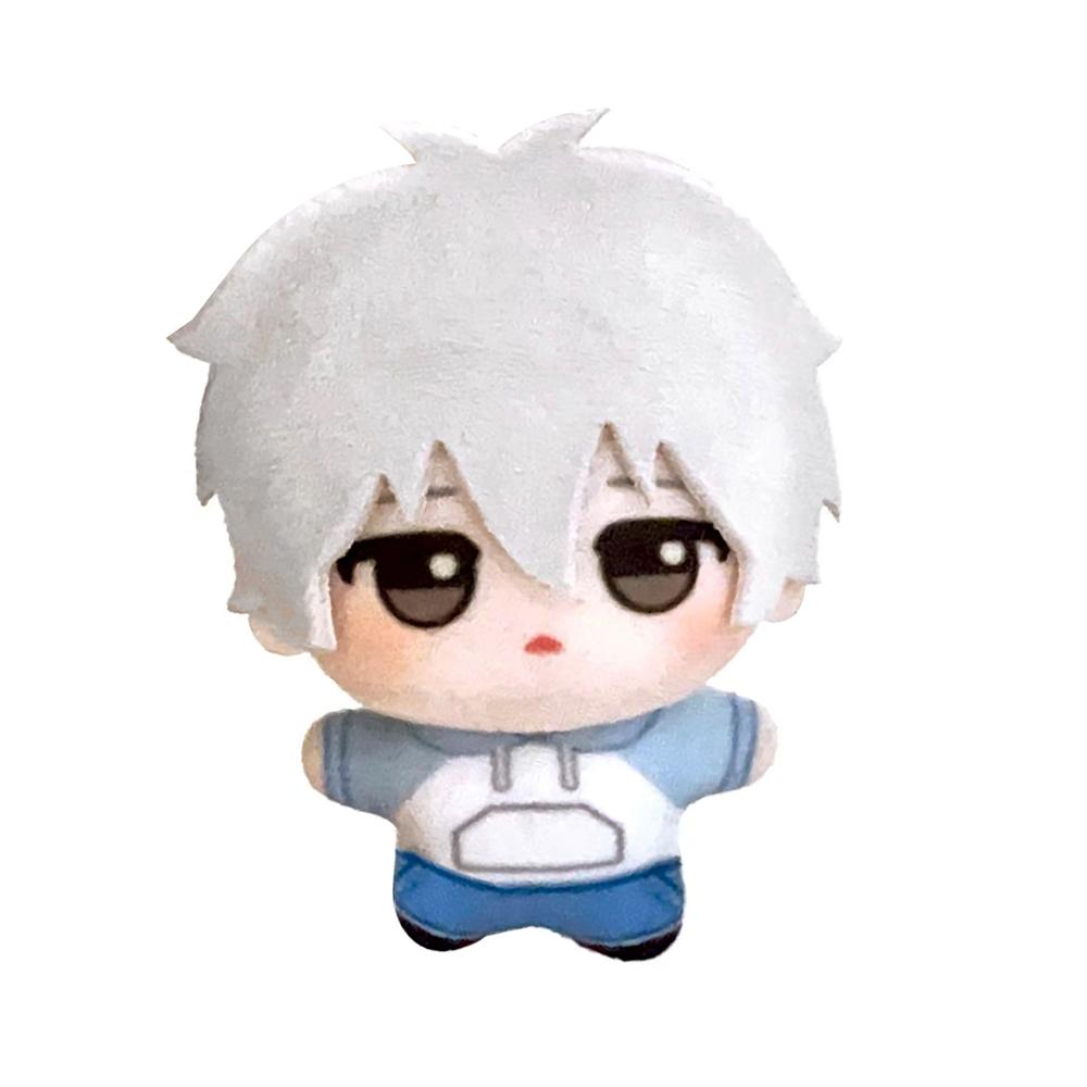 Interesting Toys Unisex 10Cm Mini Anime Plush Toy Stuffed Doll Seishiro Nagi Plushie Cute Starfish Body Doll Bag Pendant Keychain Toy For Fans Gifts