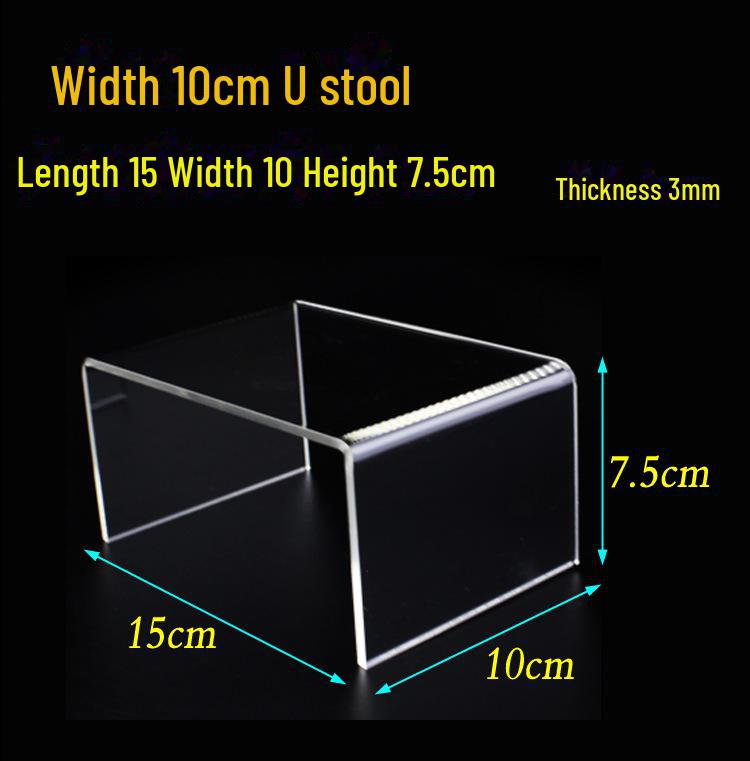 Transparent Acrylic Shoe Display Rack for Adult & Children's Shoes