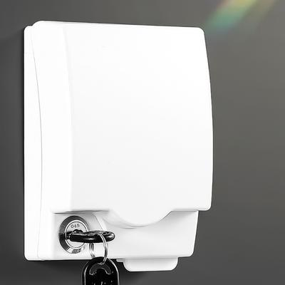 Elegant Adhesive Locking Outlet Box Providing Superior Water Protective Home Accessory for Garden and Patios Area