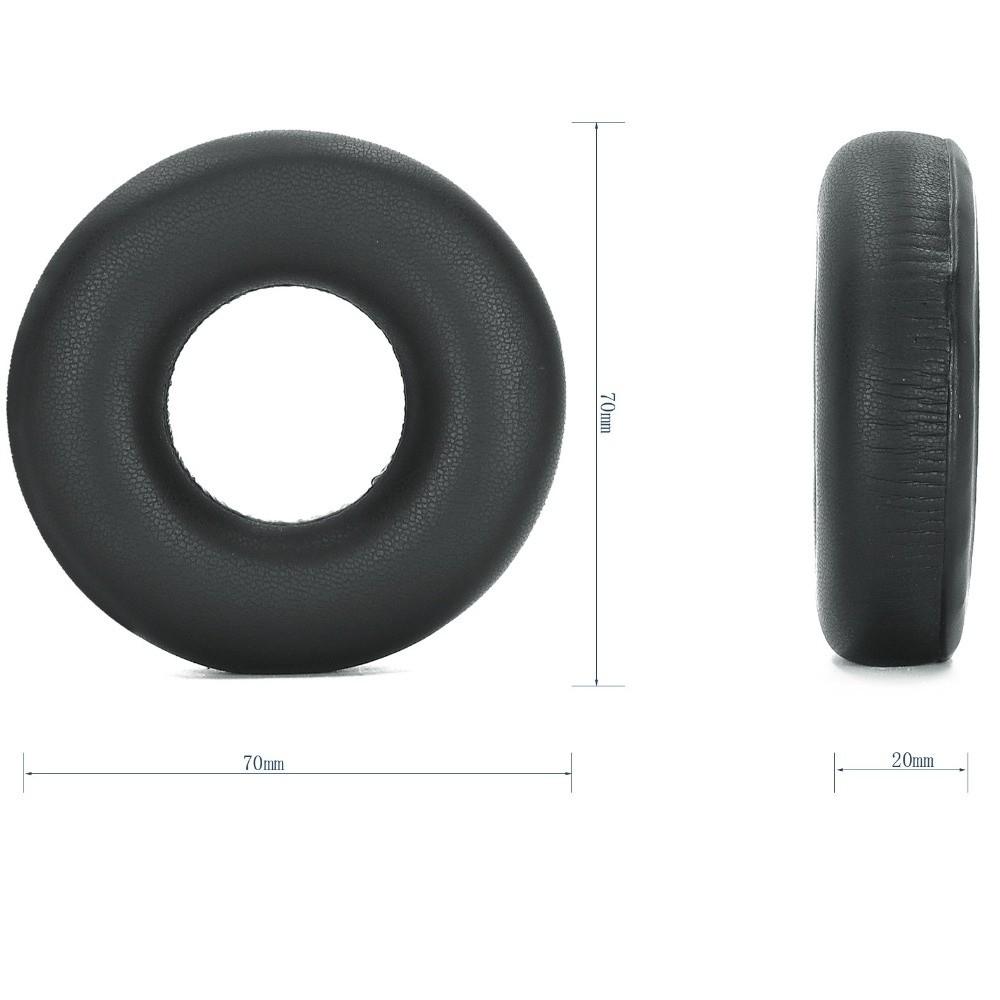 1 Paar Proteinleder Headset-Ohrmuscheln Ohrabdeckungen Kissen für Sony WH-CH520 / CH520 Kopfhörer Reparatur