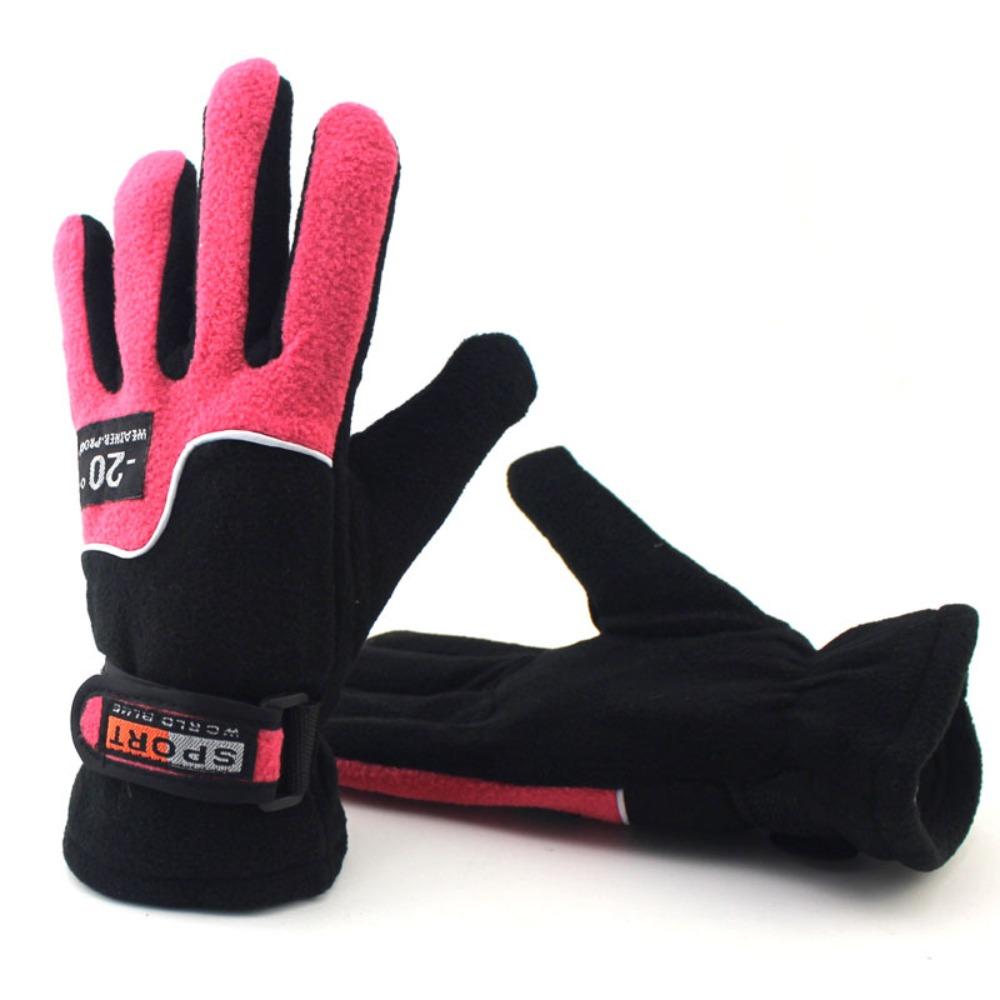 Thickened Autumn Winter Gloves Windproof Warm Mitten New Riding Cycling Skiing Gloves Outdoor