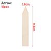 10PCS Eco-Friendly Bonsai Ornament Nursery Pots Wood Sign Tags Bamboo Plant Labels Garden Markers Planting Tools