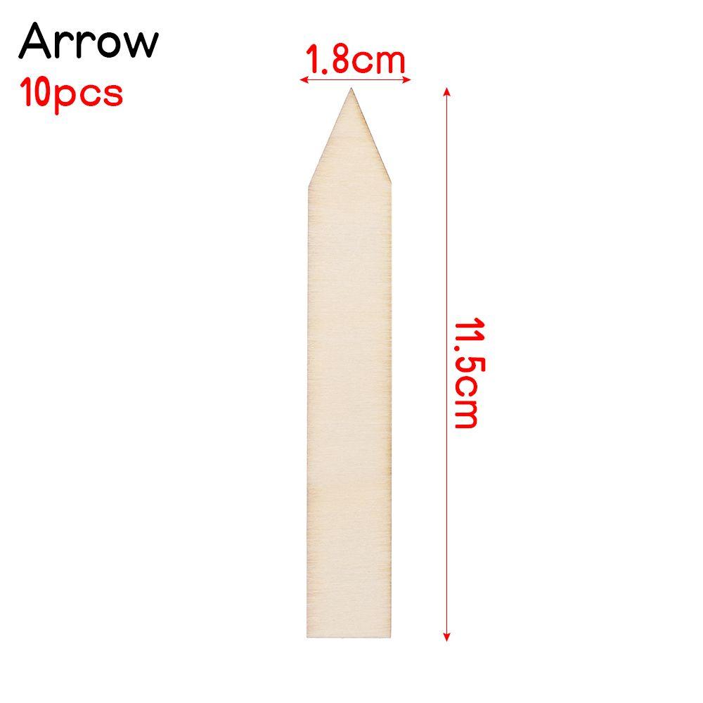 10PCS Eco-Friendly Bonsai Ornament Nursery Pots Wood Sign Tags Bamboo Plant Labels Garden Markers Planting Tools
