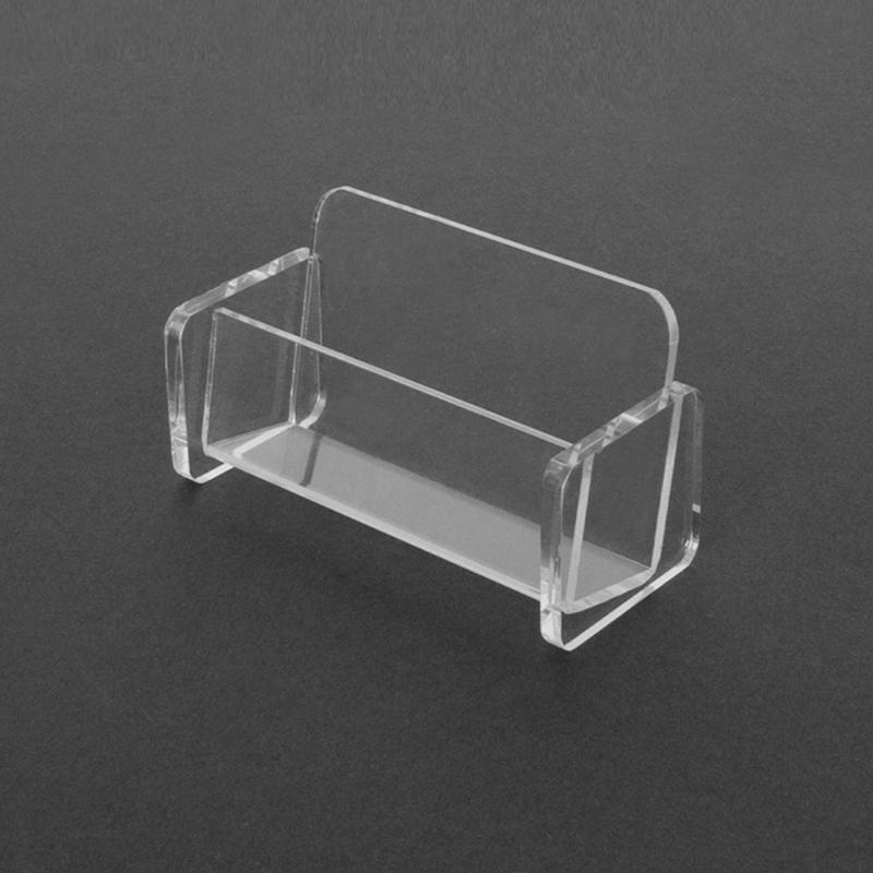 Business Card Holder Clear Acrylics Business Cards Holder Large Capacity Name Card Display Stand Office Desk Organizers