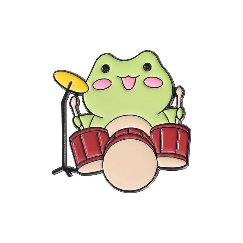 

Inspired Frog Playful Enamel Brooch Stylish And Functional Pin For Casual And Formal Outfits QHXZ1870