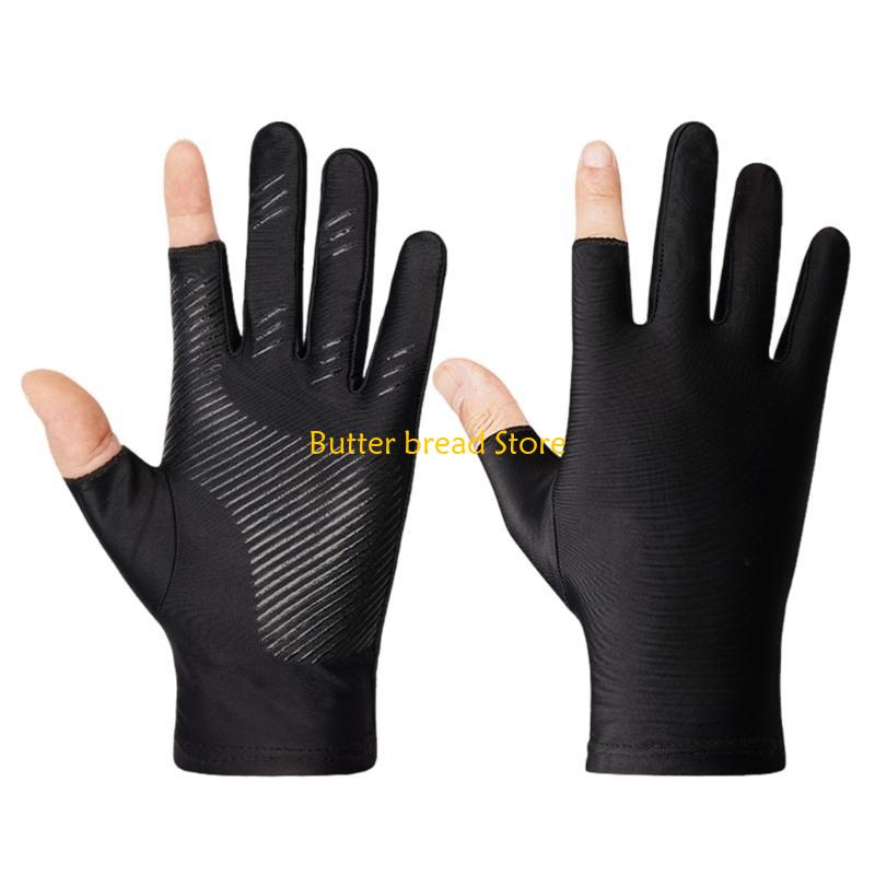 W89C High Elasticity Antislip Cooling Gloves for Cycling Fitness Fishing and Driving