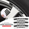 4 pièces Métal Décoration de Moyeu de Roue de Voiture Autocollants Pour F-SPORT ES RX NX LS UX LM LX GX LC RZ IS CT GS RC HS SC TX L Accessoires