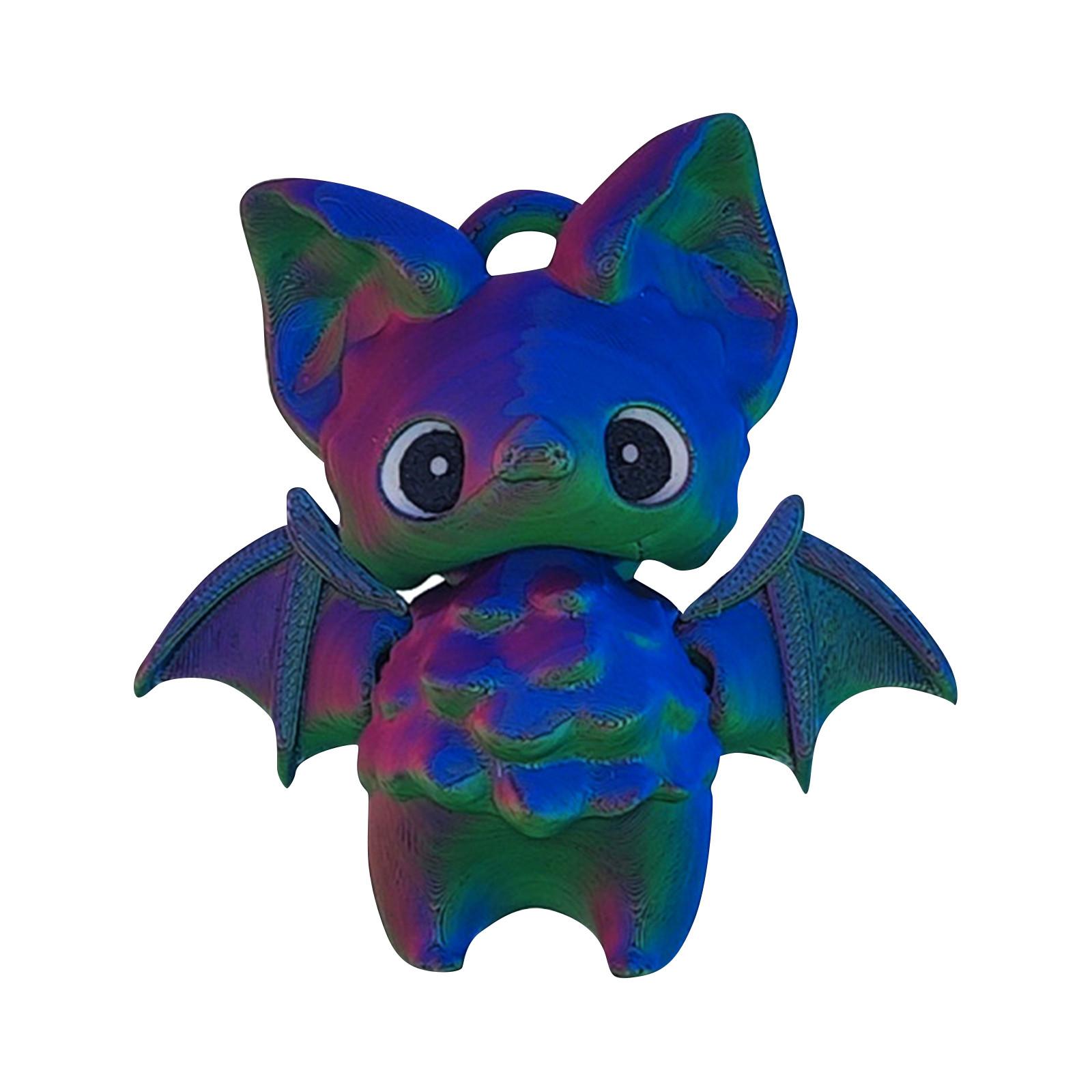 

3D-печатная подвижная игрушка, с подвижными суставами, 3D-печатная игрушка-украшение, снятие стресса, подвижная One Size темно-зеленого