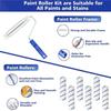 ABYN-Paint Roller Kit With Extension Pole, For Professional Painting,House Paint Roller, Paint Brushes Set