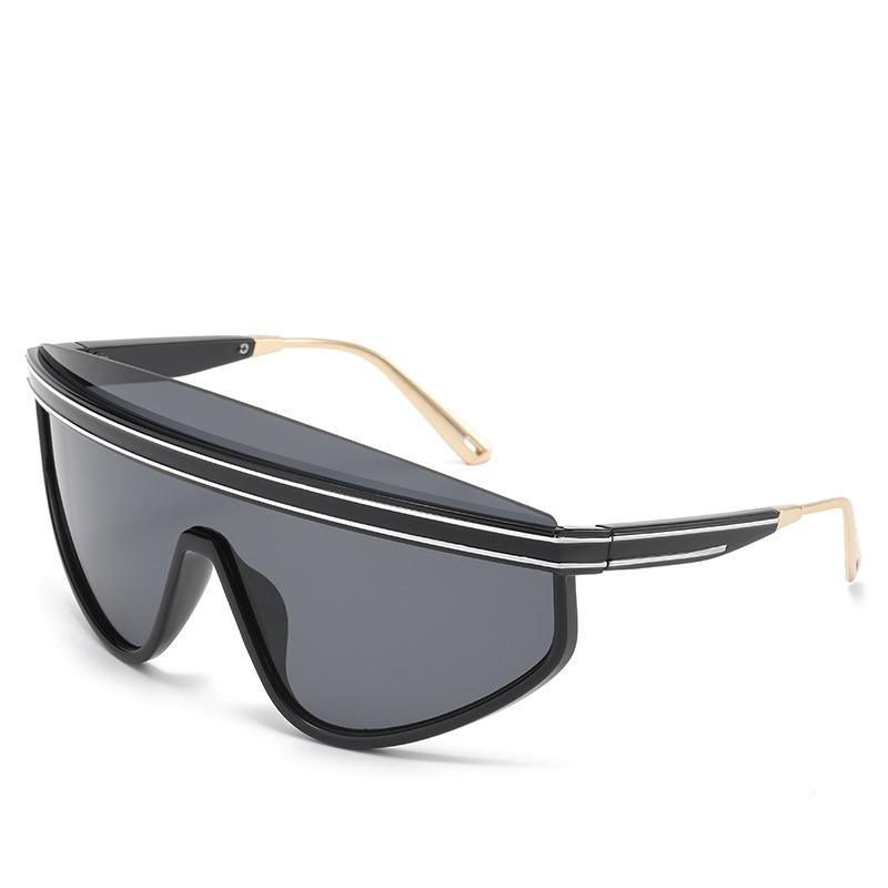 

Модные цельные солнцезащитные очки, роскошный брендовый дизайн, солнцезащитные очки в большой оправе, мужские солнцезащитные очки для спорта на открытом воздухе, солнцезащитные очки UV400