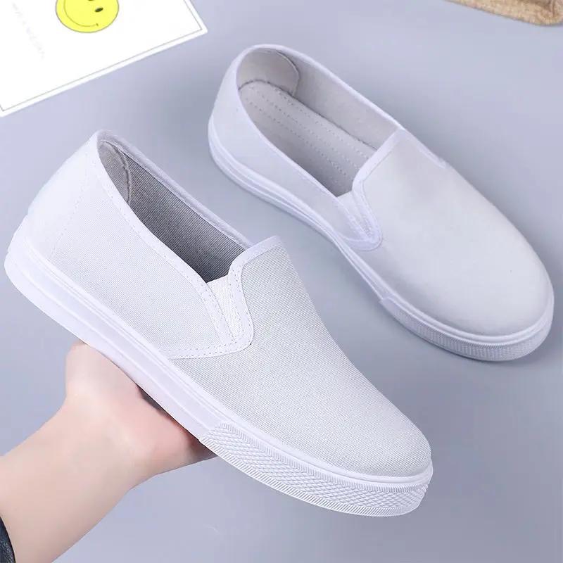 Fashion Summer White Shoes for Women Daily Routine On Offer High Quality Aesthetic Y2k Fashion Korean Offers Walking Woman Footwear Sale