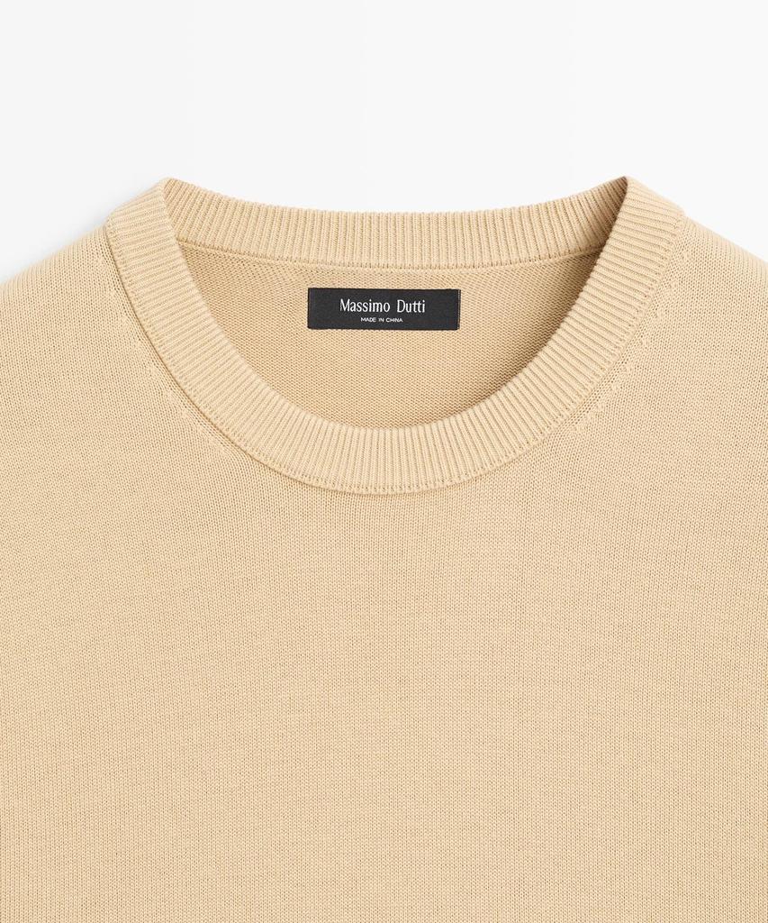 Masimodutti Cotton Blend Knit Sweater
