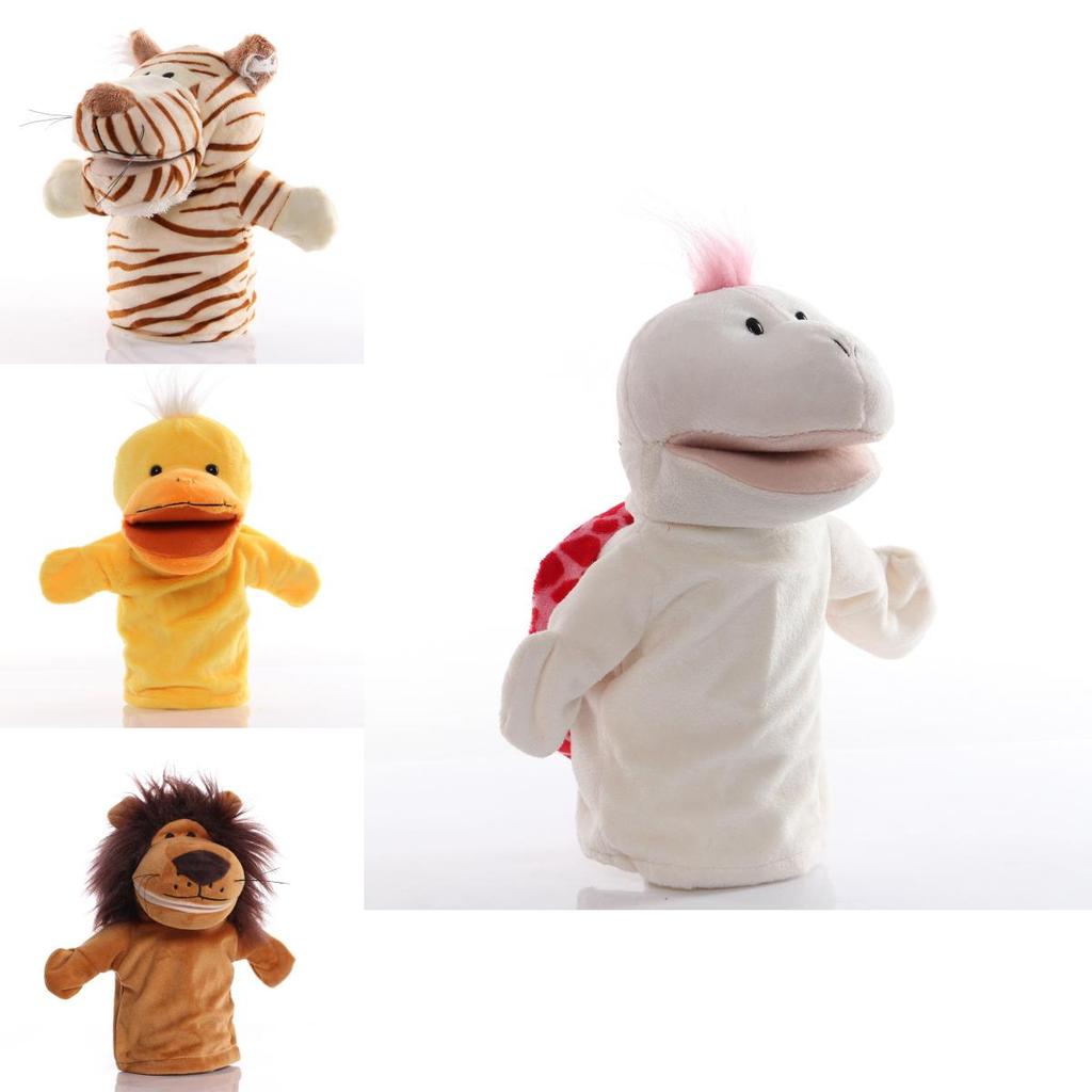 Pp Cotton Stuffed Plush Hand Puppet Toy Ideal For Pretend Play And Early Education 25cm Tall