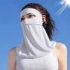 Veil With Neck Flap Womne Neckline Mask Summer Sunscreen Mask Face Gini Mask Men Fishing Face Mask