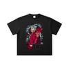 T-shirt en Coton Lourd Unisexe 260 g/m² Fil Double 32 Compte 100% Coton Impression Ban des Sept Péchés Capitaux V1