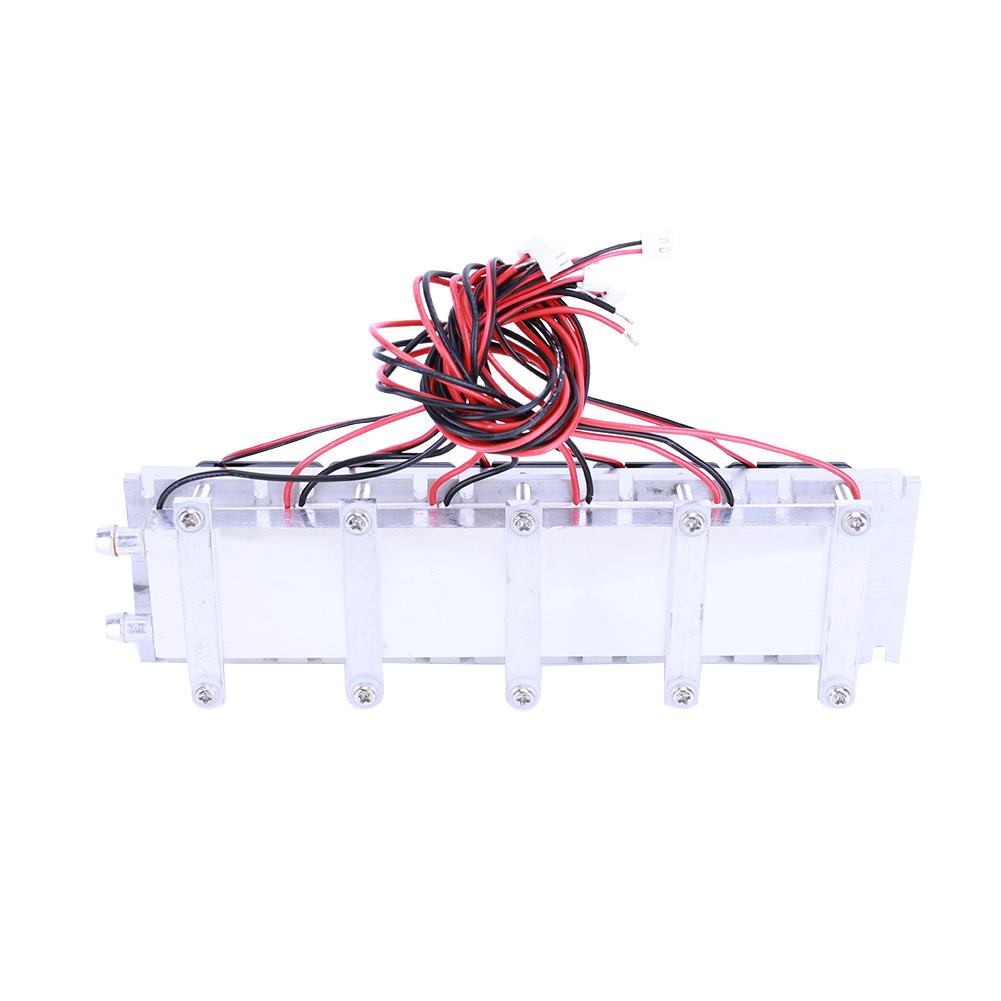 360W DC12V 30A Peltier Cooler with Heatsink Air Conditioner Temperature Controller Semiconductor Air Conditioner Cooling System