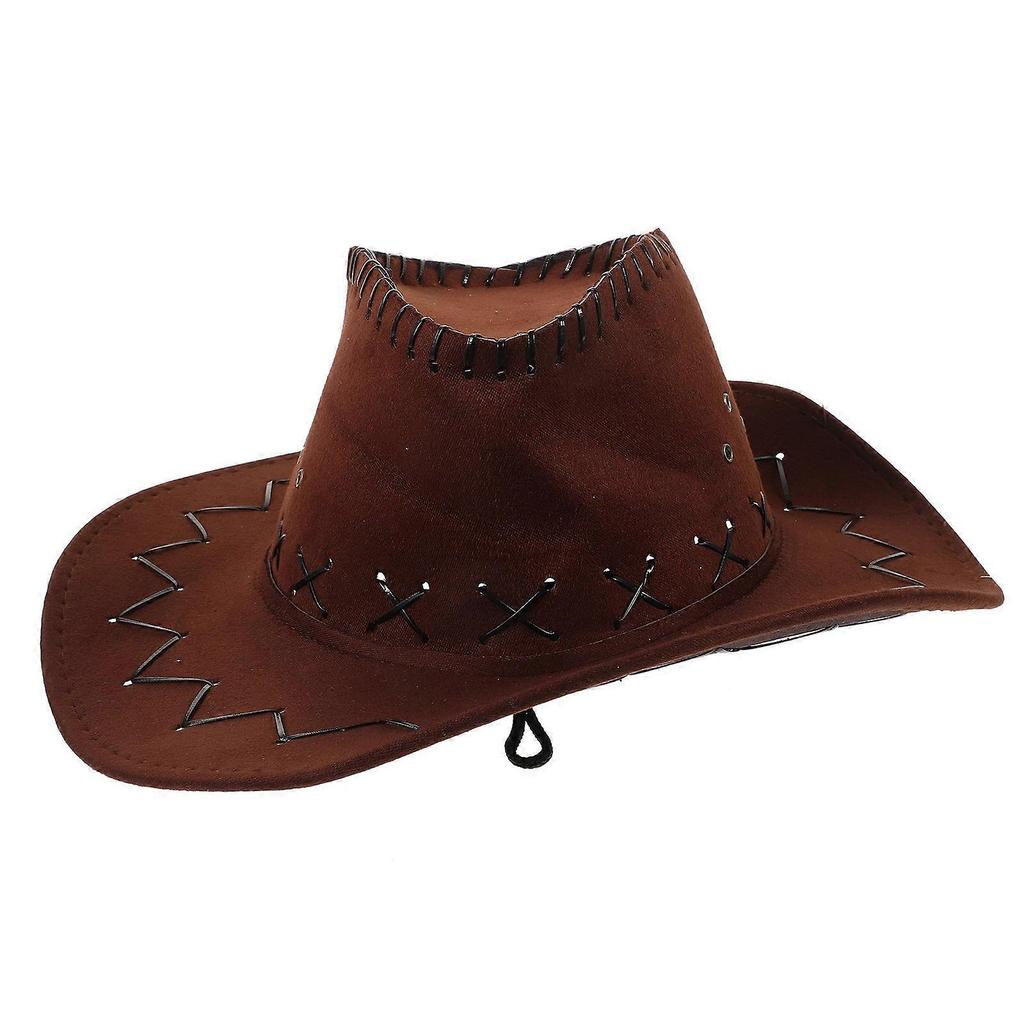 Leisure Cowboy Hat for Girls Travel and Camping Hat with Wide Brim 1Set