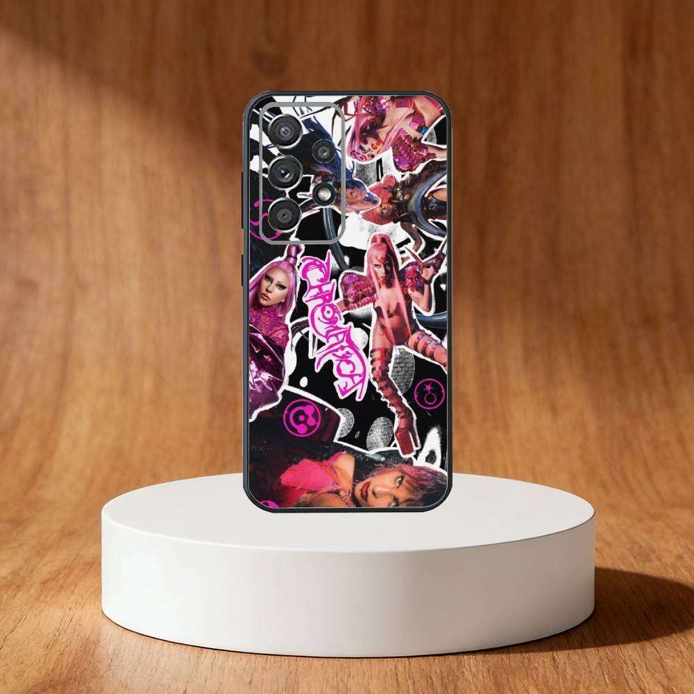 Singer lady gaga Phone Case For Samsung S25,S24,S21,S22,S23,S30,Ultra,S20,Plus,Fe,Note,10,9,5G Black Cover