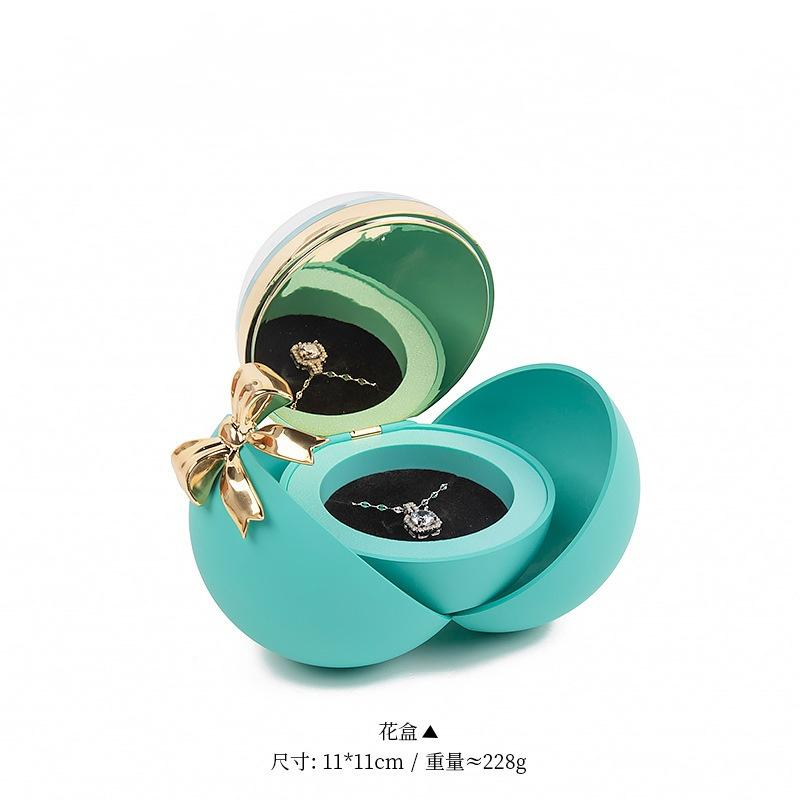 Valentine's Day Gift Bow Jewelry Box Ring Box Necklace Box Pendant Proposal Wedding Decoration Girlfriend Gift Packaging