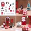 Holiday Dollhouses Rainbow Door Decoration Set Safe User friendly Materials Easy Assembly For Christmas Display And Storage