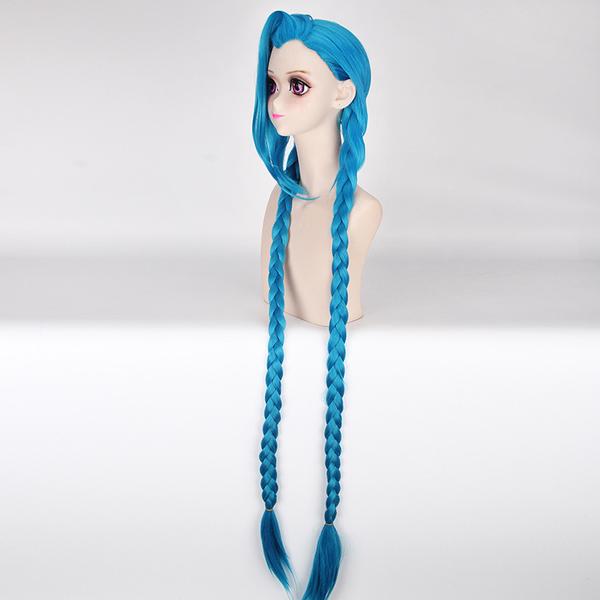 120cm blue wig