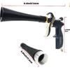Air Blow Gun with Brass Adjustable Air Flow Nozzle,Cleaning Gun Quickly Blasts Dirt and Dust from Surface Works with Air Compressor(Upgrade Aluminium