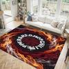 Red Hot Chili Peppers Design Kristall Samt Teppich Gemütlich Nicht?Rutschfester Teppich mit Aufdruck für Schlafzimmer Wohnzimmer Eingang