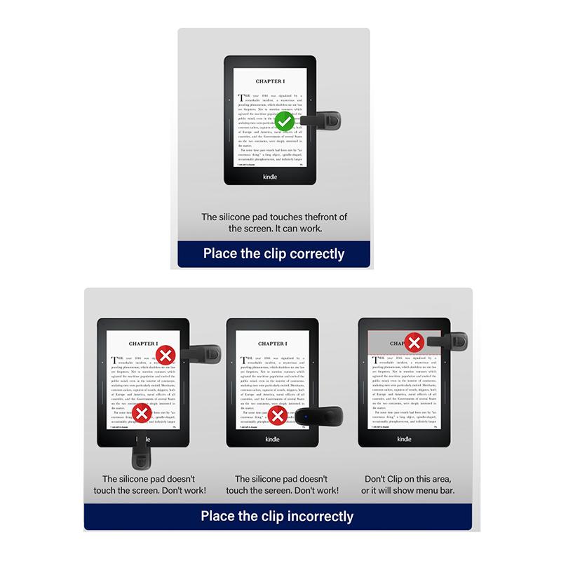 Tālvadības pults lapu pāršķiršanai Kindle Paperwhite Oasis Kobo e-lasītājiem, tālrunim, video ierakstīšanai, lapu pāršķiršanai, romānu lasīšanai, klikeris