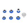 Replacement Metal Thumbsticks for Elite Controller Series 2 Core, Pack of 6, Accessory Parts for Elite 2, 2 Core Controller, Model 1797 (Blue)
