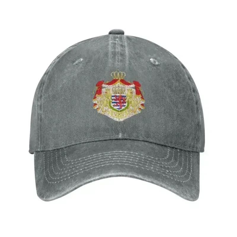 Fashion Cotton Coat Of Arms  Luxembourg Baseball Cap Unisex WomenCustom Adjustable Unisex Dad Hat Hip Hop