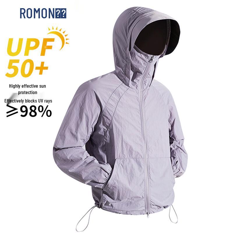 ROMON Ice Silk Hooded UPF50+ Sun Protection Jacket