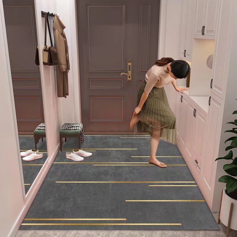 

Современный художественный стиль Гостиная Отель Спальня Домашний декор Моющийся безворсовый ковер Коврик Дверной коврик 100*200cm