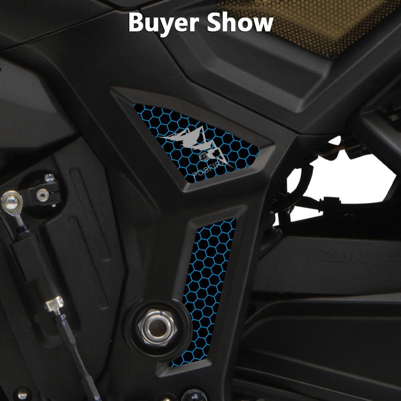POSFIRA Motorcycle Frame Stickers Vinyl Decals for Zontes 703 F 703F 2025 Adventure Motorbike Body Decoration Accessories
