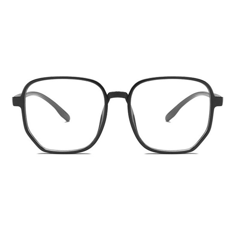 Buy Fashion Tideway Individuality Square Woman Glasses Oversized Anti Blueray Glasses at