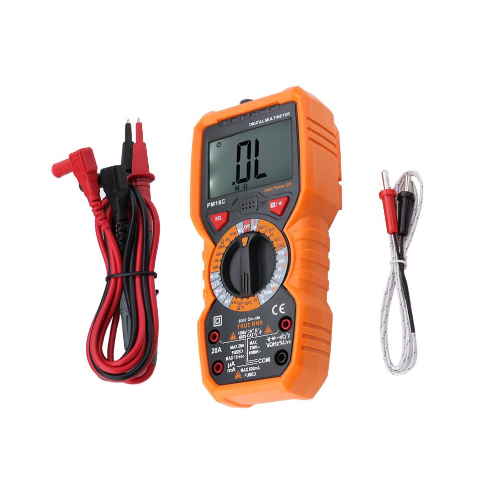PEAKMETER PM18C Intelligentes Digitalmultimeter Spannung Widerstand NCV-Tester
