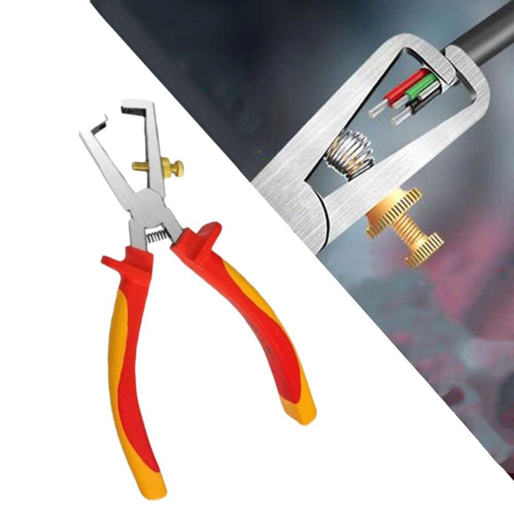 6-Inch Size Wiring Tool Heavy Duty Wire Cutter Dividing Function Wire Stripper Repair Work