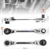 Mini 1/4 Inch Double Ended Quick Socket Ratchet Wrench Rod Screwdriver Bit Tool  Chrome Vanadium Steel Ratchet Handle Wrench YSL