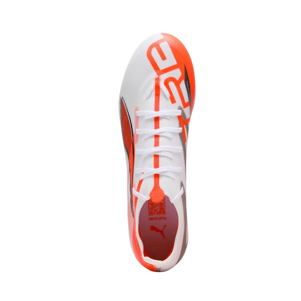 PUMA Ultra 5 Match AG Artificial Ground FG Firm Ground Abrasion Resistant Soccer Shoes Unisex Bright Red 108166-01