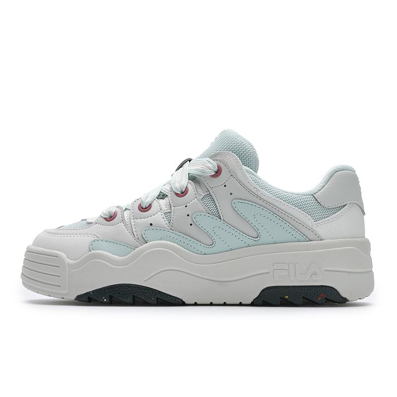 FILA Rosetta Colorful Shoes Balance Lightweight Breathable Height Increasing Low top Skateboard Shoes Women s F12W521217FSG 36.5