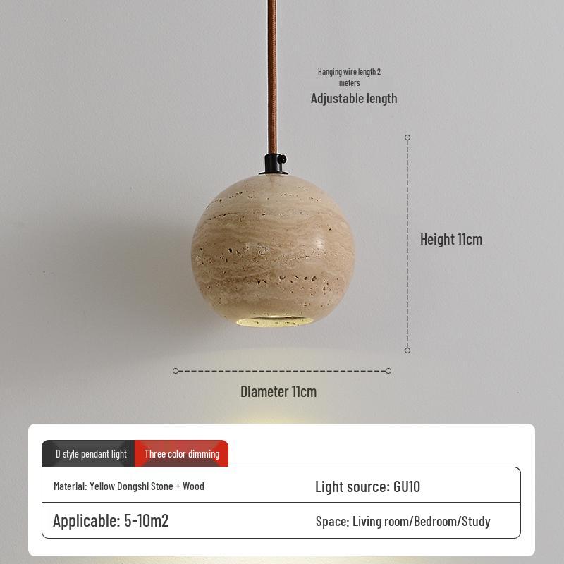 Wabi-Sabi Zen Pendant Light: Retro & Artistic Design for Restaurants, Living Rooms, and Bedrooms