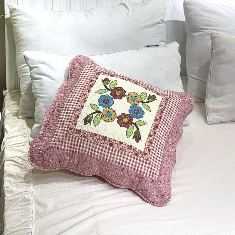 Bohemia Flower Povlak na polštář 45x45 Tištěný povlak na polštář Bílý Luxusní Sametový Měkký Povlak na polštář pro Domácí Dekoraci
