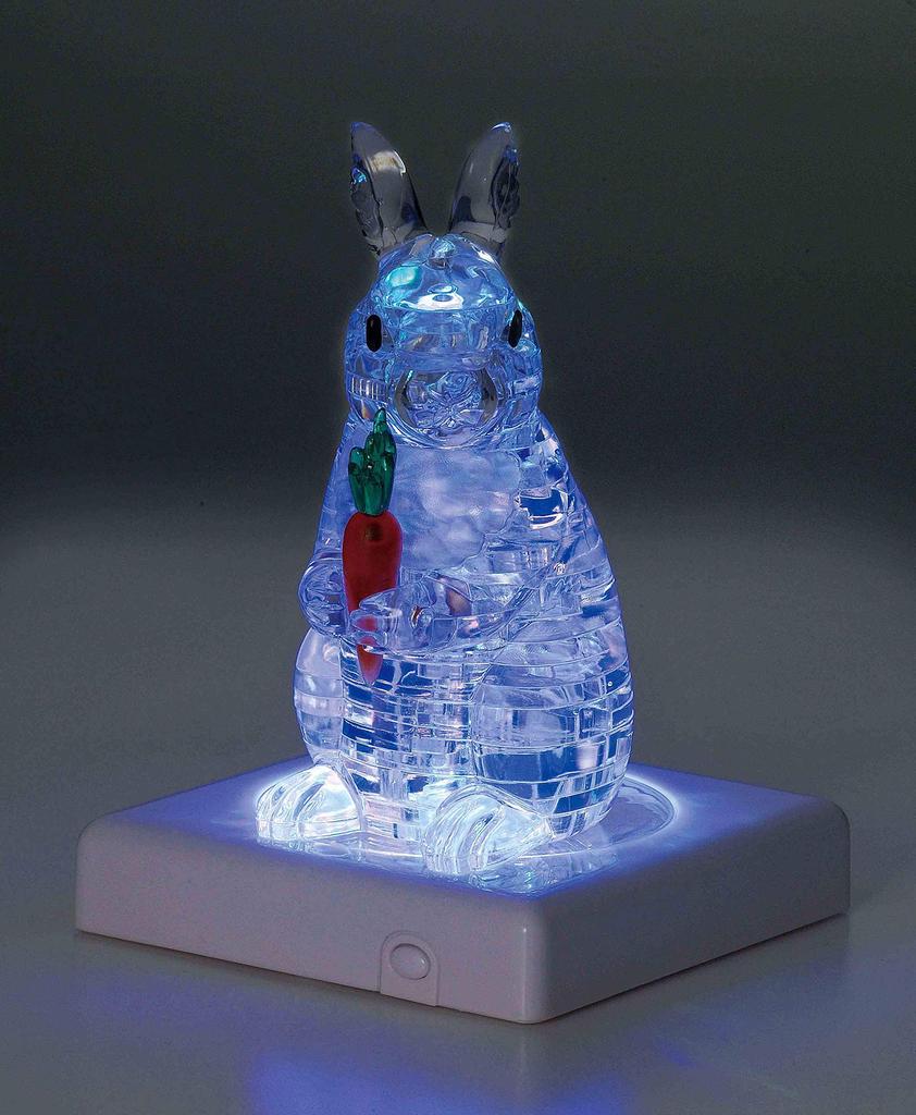 Crystal Puzzle Rabbit Clear 50233