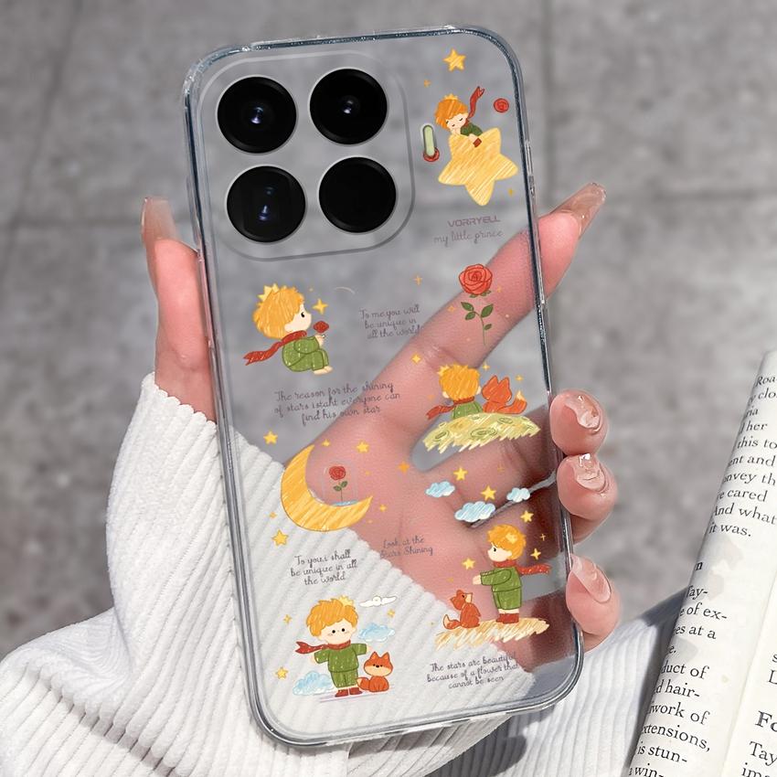 For Xiaomi 17T 17 Pro 17Max 17 Ultra Phone Case For Redmi 17C Redmi17 Lovely Bow Cartoon Lightweight Transparent TPU Bumper Scratch Resistance Housing