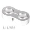 AN8 Billet Oil Fuel Water Hose Tube Seprator Divider Clamp Aluminum Fuel Line Hose Separator Clamp Automobile Engine Parts
