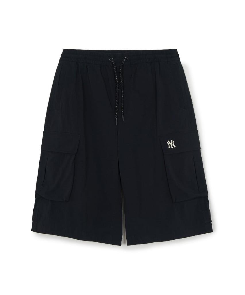 Emelbi Gorpcore Cotton Touch Volume Cargo Bermuda Shorts Ny (Black)