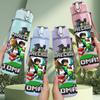 1PC Roblox Tomas Game Character 750ml Color Plastic Sports Water Bottle Leakproof Flip Straw Lid Suitable for Sports Office Home Use