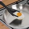 Spatule Pince Multifonction Antiadhésive 2-en-1 Spatule en Silicone Pince à Saisir et Retourner Résistante à la Chaleur Cuisine Maison Cuisson Steak Crêpe Œuf Spatule Pince