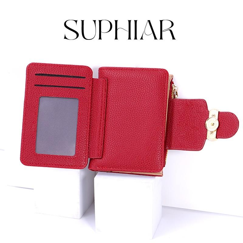 Ten combinations of new women's wallets, candy-colored multi-card bag, short zipper change bag, women's wallet.